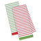 Cotton French Jacquard Dish Towels, 20x28 Set of 3, Decorative Tea Towels for Everyday Kitchen Cooking and Baking